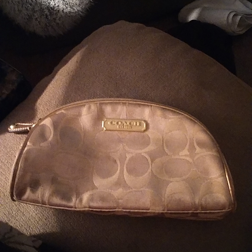 Coach makeup bag